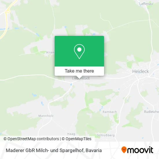 Карта Maderer GbR Milch- und Spargelhof