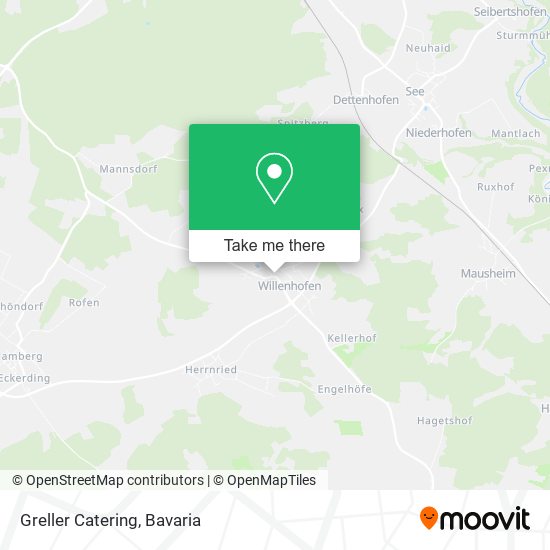 Greller Catering map