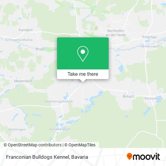 Franconian Bulldogs Kennel map