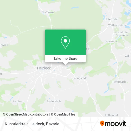 Карта Künstlerkreis Heideck