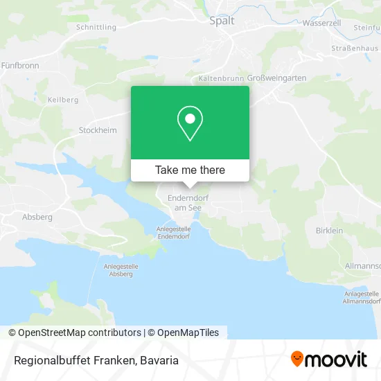 Карта Regionalbuffet Franken