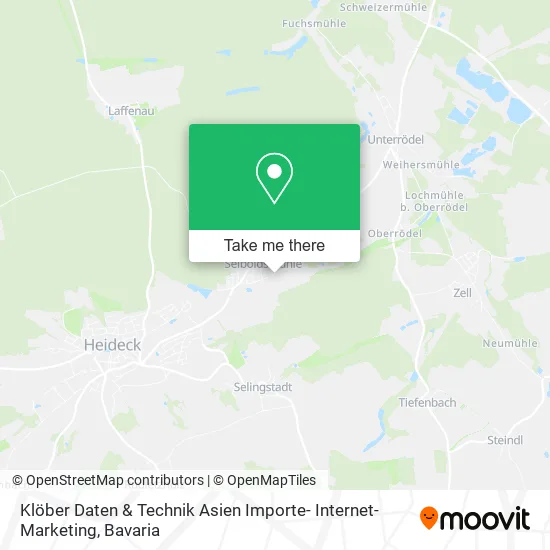 Карта Klöber Daten & Technik Asien Importe- Internet-Marketing