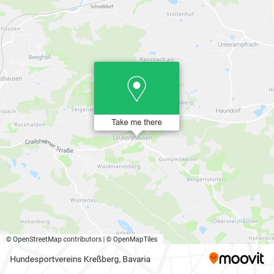 Hundesportvereins Kreßberg map