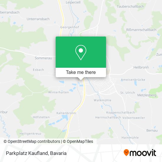 Parkplatz Kaufland map