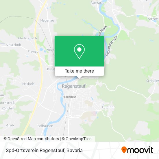Spd-Ortsverein Regenstauf map