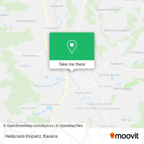 Карта Heilpraxis Kopietz