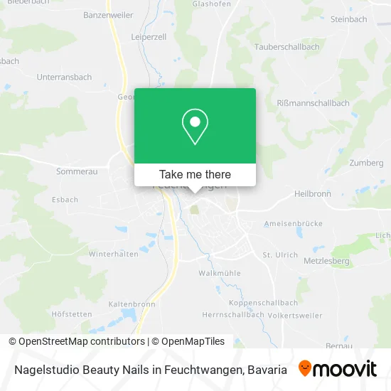 Карта Nagelstudio Beauty Nails in Feuchtwangen