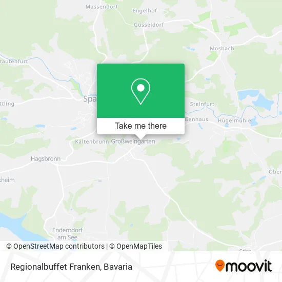 Карта Regionalbuffet Franken