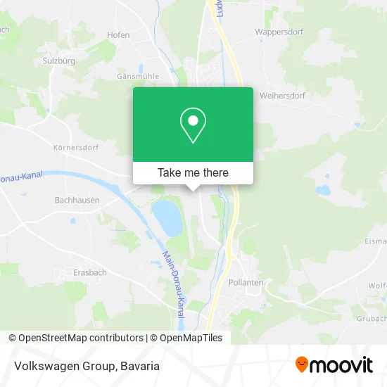 Карта Volkswagen Group