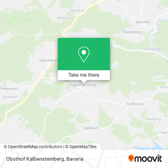 Карта Obsthof Kalbensteinberg