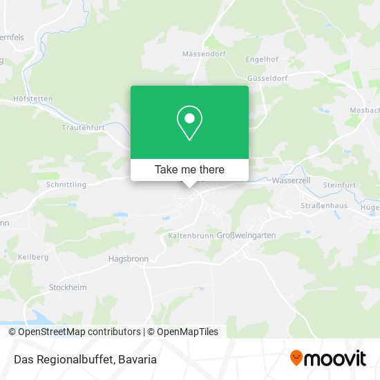 Карта Das Regionalbuffet
