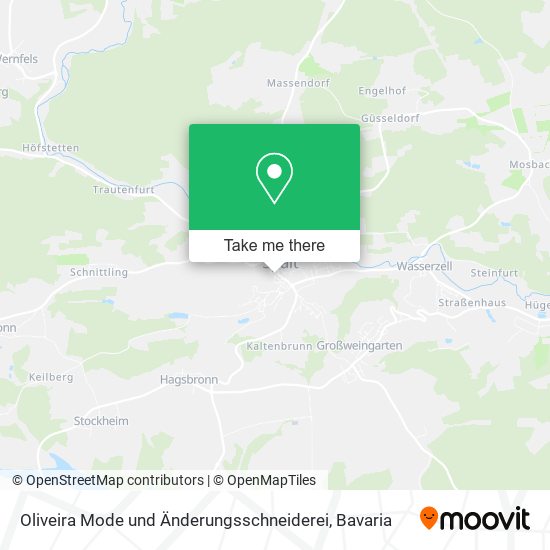 Oliveira Mode und Änderungsschneiderei map