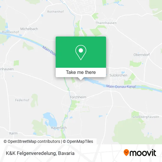 Карта K&K Felgenveredelung