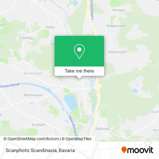 Карта Scanphoto Scandinavia