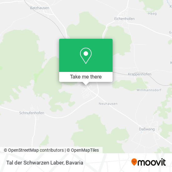 Карта Tal der Schwarzen Laber