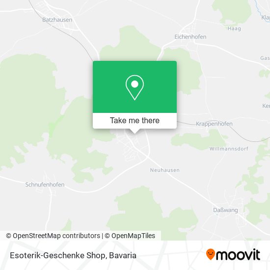 Esoterik-Geschenke Shop map
