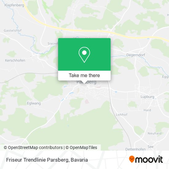 Friseur Trendlinie Parsberg map