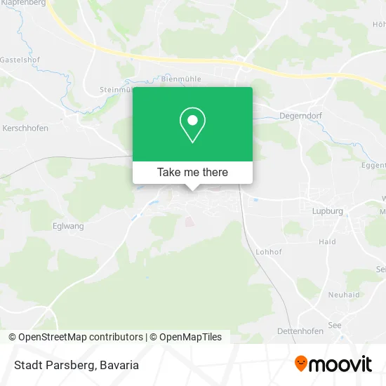Карта Stadt Parsberg