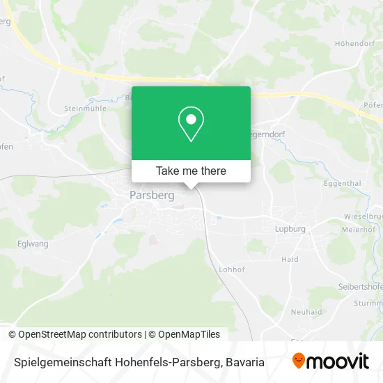 Карта Spielgemeinschaft Hohenfels-Parsberg