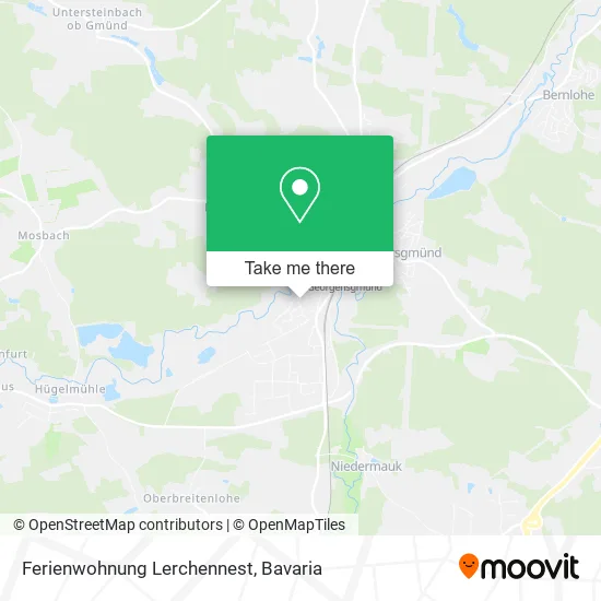 Карта Ferienwohnung Lerchennest
