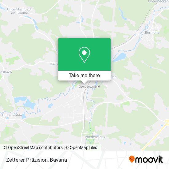 Карта Zetterer Präzision
