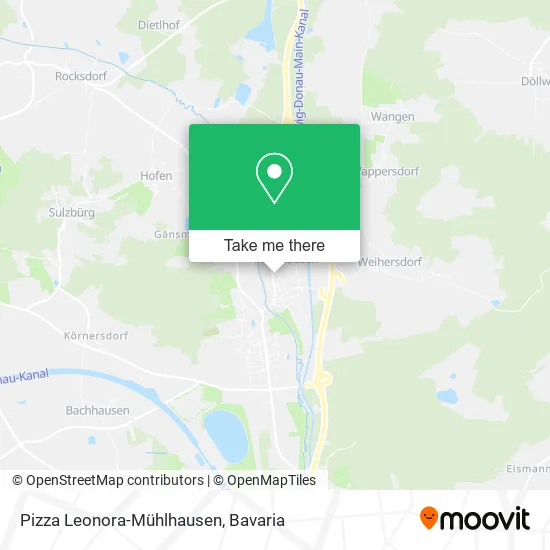 Карта Pizza Leonora-Mühlhausen