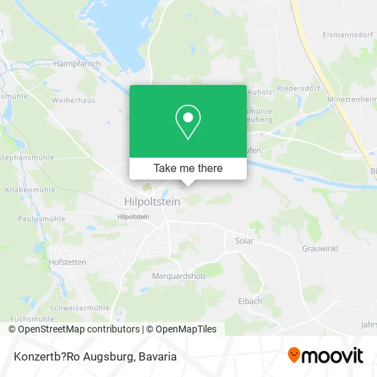 Карта Konzertb?Ro Augsburg