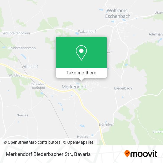 Merkendorf Biederbacher Str. map