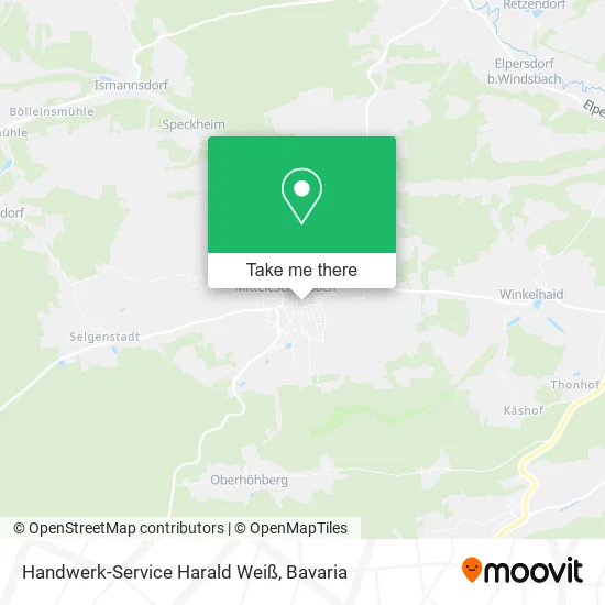 Карта Handwerk-Service Harald Weiß