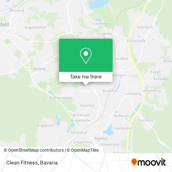 Карта Clean Fitness