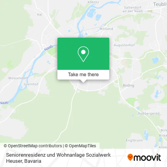 Карта Seniorenresidenz und Wohnanlage Sozialwerk Heuser