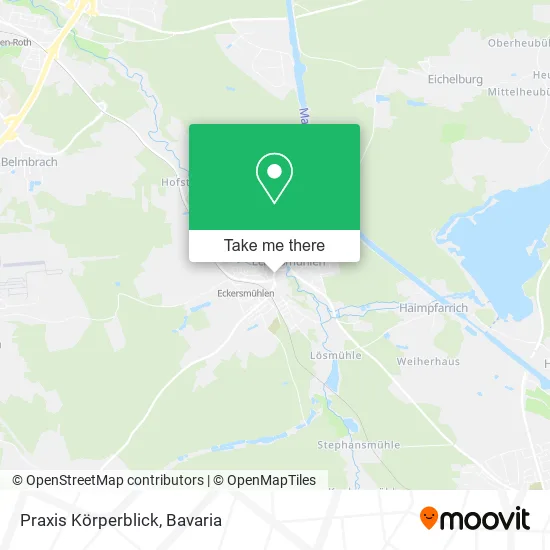 Карта Praxis Körperblick