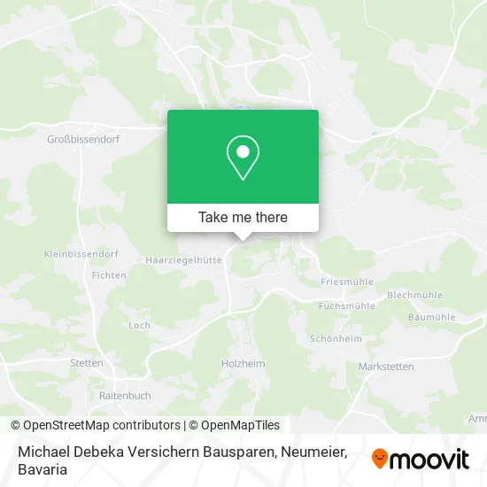 Карта Michael Debeka Versichern Bausparen, Neumeier