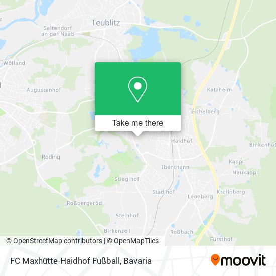 FC Maxhütte-Haidhof Fußball map