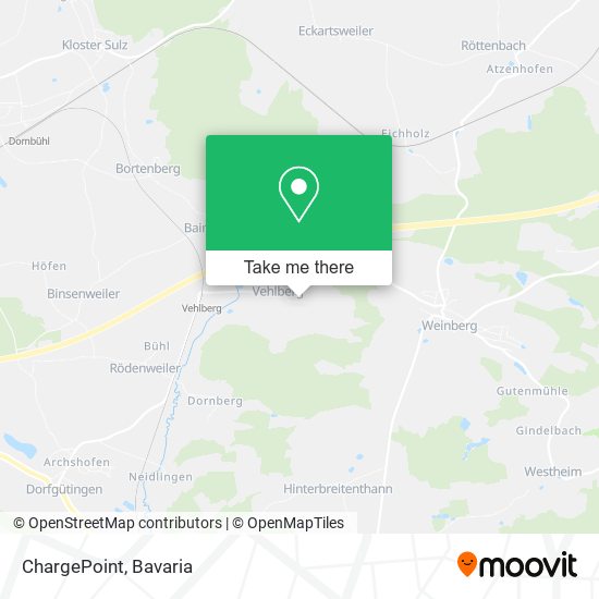 ChargePoint map