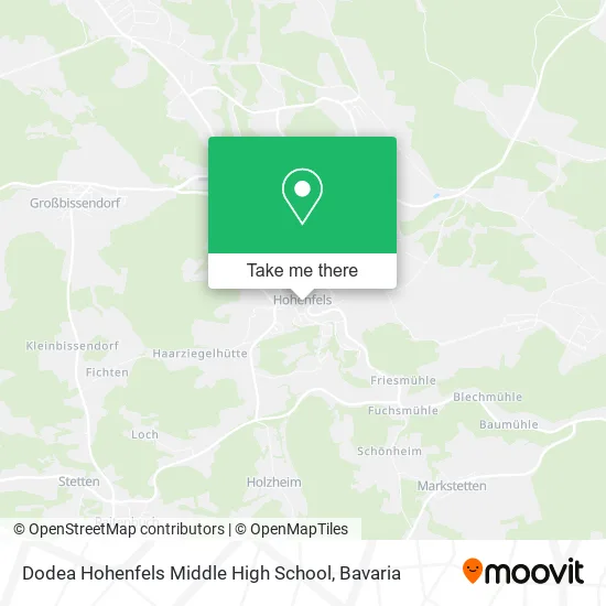 Карта Dodea Hohenfels Middle High School