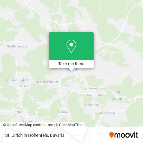 Карта St. Ulrich in Hohenfels