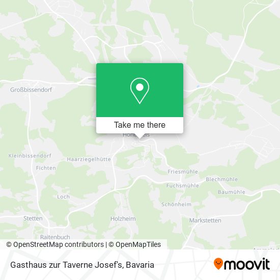 Gasthaus zur Taverne Josef's map