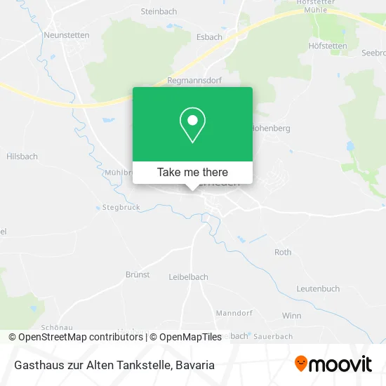 Карта Gasthaus zur Alten Tankstelle