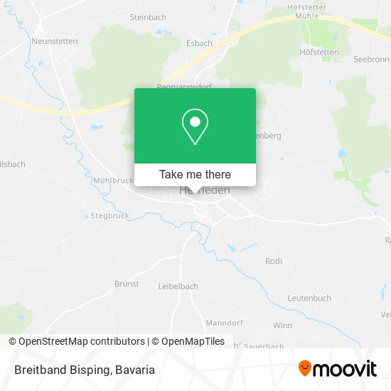 Карта Breitband Bisping