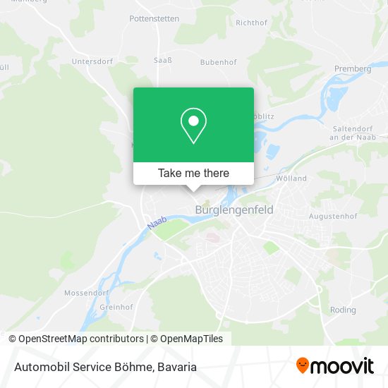 Automobil Service Böhme map