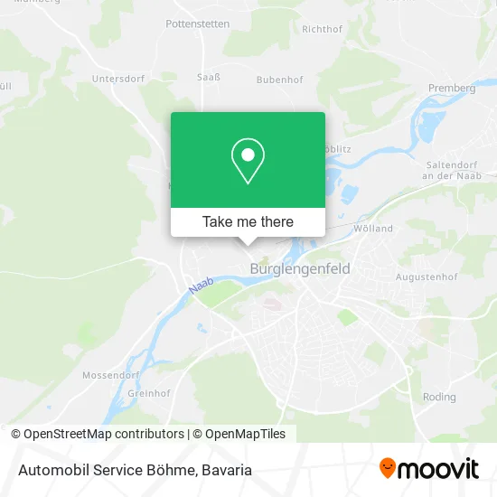 Карта Automobil Service Böhme