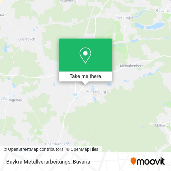 Baykra Metallverarbeitungs map