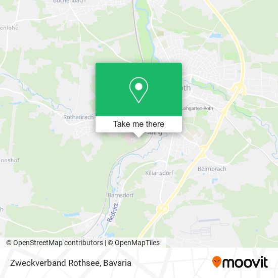 Карта Zweckverband Rothsee