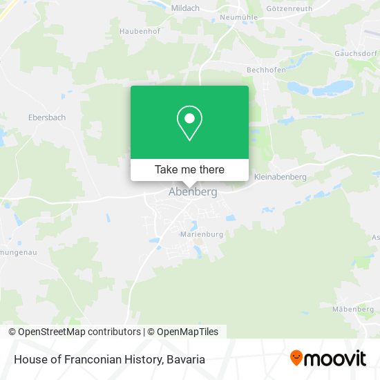 House of Franconian History map