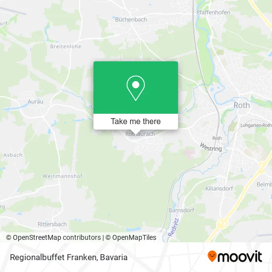 Карта Regionalbuffet Franken