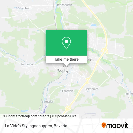 Карта La Vida's Stylingschuppen