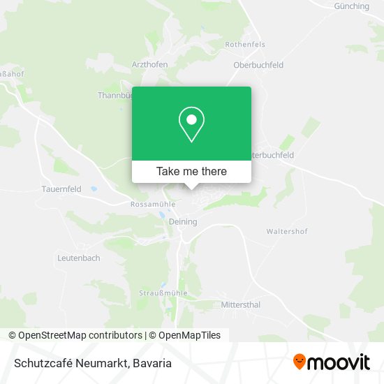 Schutzcafé Neumarkt map
