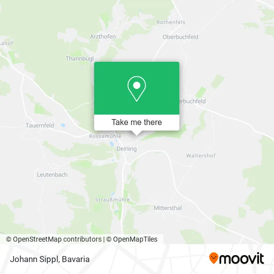 Карта Johann Sippl