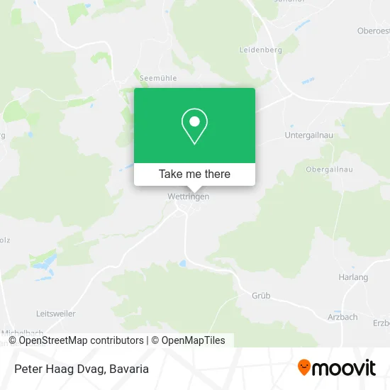 Карта Peter Haag Dvag